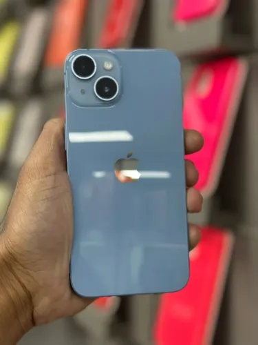iPhone 14 Azul  85% saúde da bateria  256GB  Seminovo  3 meses de garantia  