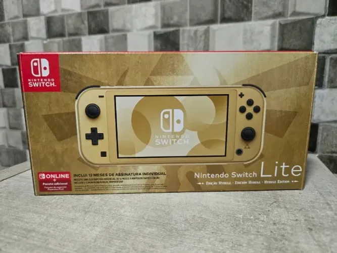 Nintendo Switch Lite Ediçao Hyrule (Nacional Amazon) + Extras