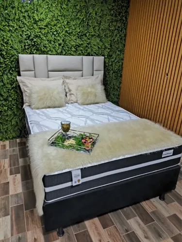 CAMA BOX CASAL PADRÃO 138x188 ( PRONTA ENTREGA )