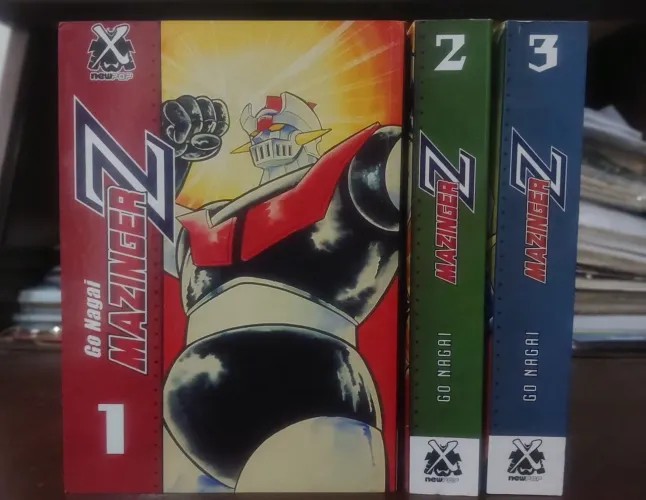 Mazinger Z - Mangá Completo vol 1 ao 3 Go Nagai