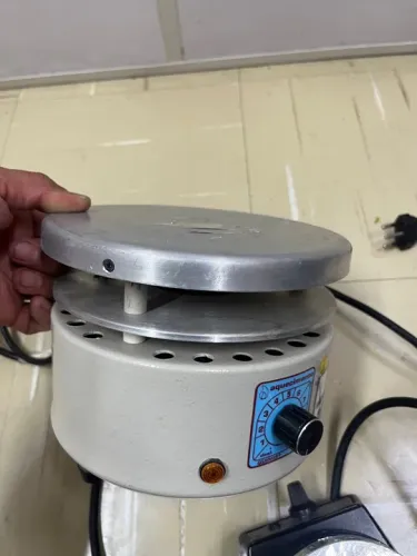 Chapas aquecedoras quimis e Fisatan funcioando 