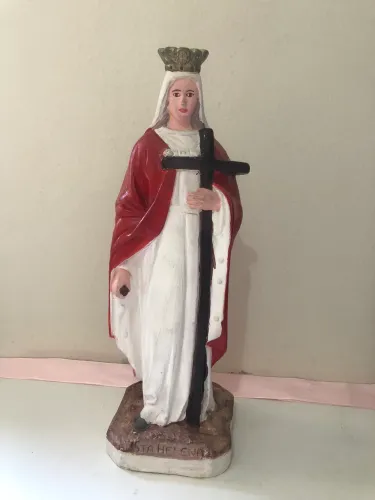 Imagem Santa Helena em gesso 30cm