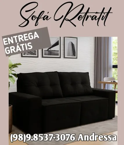 Sofá retrátil a pronta entrega seu ambiente mais sofisticado