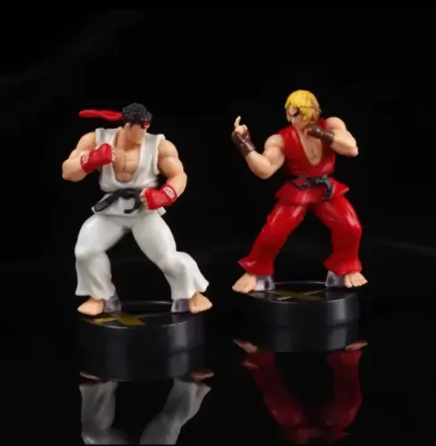 Boneco Ryu e Ken Street Fighter