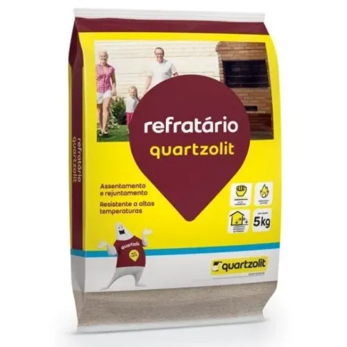 Argamassa Refrataria 5kg Quartzolit