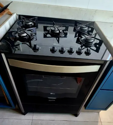 Fogão de luxo Fischer Gran Cheff 5 bocas 127V inox