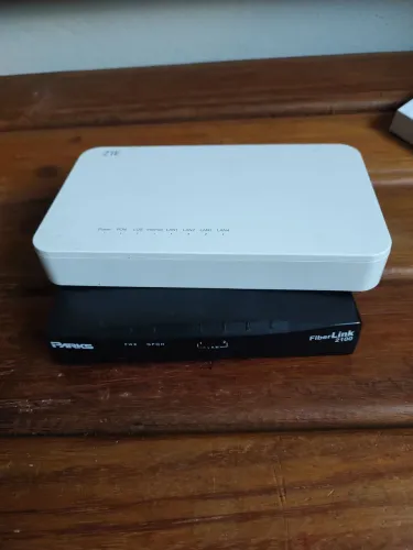 Gpon  ZTE e FiberLink para internet fibra ont