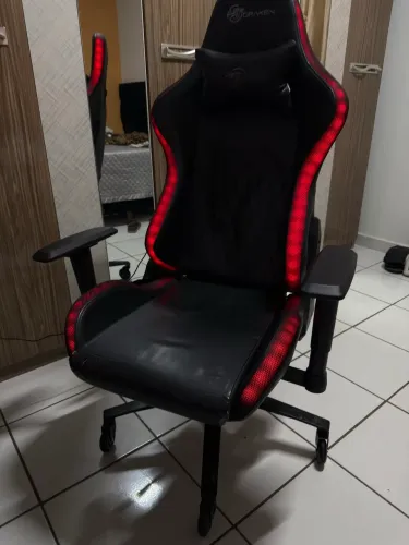 Cadeira gamer draxen rgb