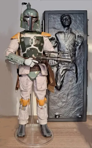Star wars estátua Han Solo em Carbonite 1/6 para hot toys