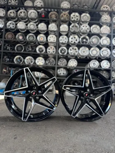 Rodas aro 20 preta Furação 5X112 5X114