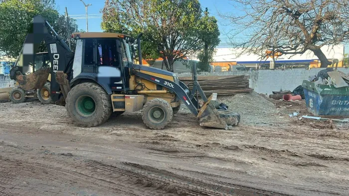 retro john deere 310l ano 2020