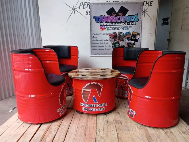 Kit mesa cooler e poutronas de barril
