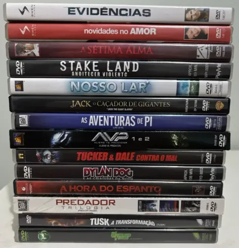 66 DVDs (74 filmes diversos) - vendo tudo ou avulso