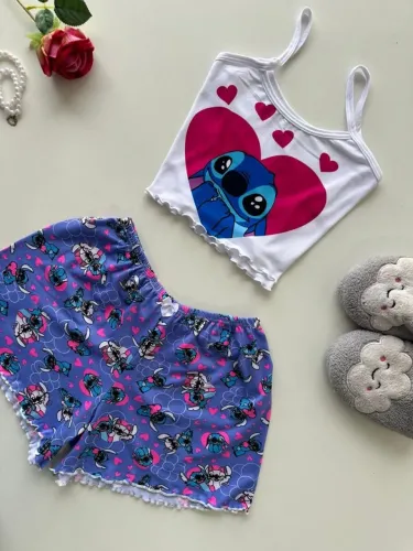 Pijama Stitch - Conforto e Fofura para suas Noites!