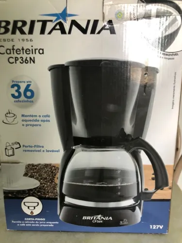 Cafeteira Elétrica Britânia CP36N - 36 Cafezinhos