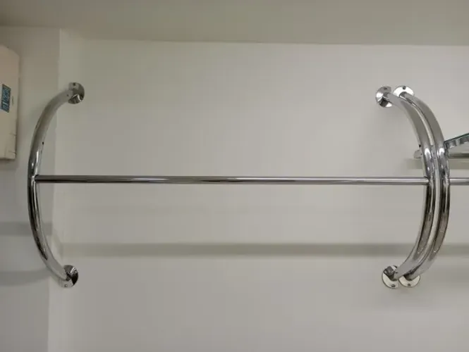 ARARA CROMADA SEM PRATELEIRA