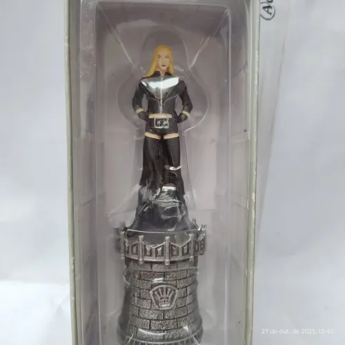 Coleção Eaglemoss Xadrez Marvel importado antigo. Emma Frost.