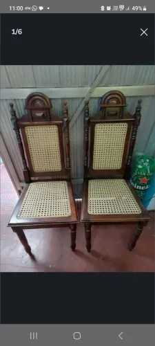 CADEIRAS ANTIGA EM PALHINHA 
