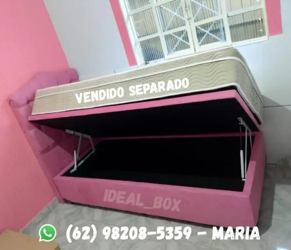 BOX BAÚ SOLTEIRO 88X188 (CABECEIRA VENDIDO SEPARADO).