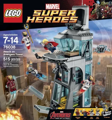 LEGO Marvel Ataque à Torre dos Vingadores #76038
