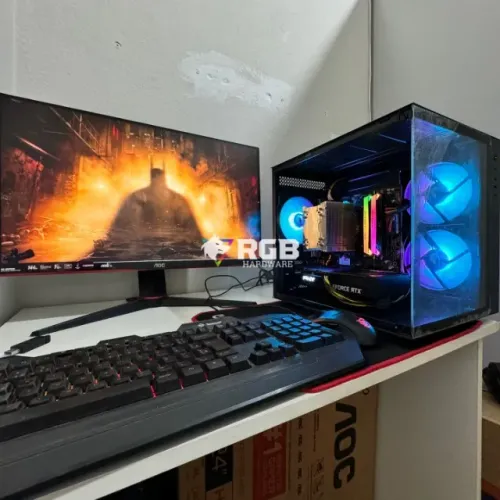 PC Gamer COMPLETO RYZEN 5 + RTX 3060 + 1 ano de garantia e em até 12x