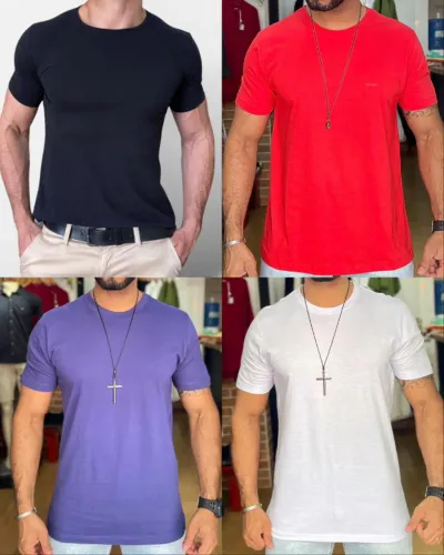 Promoção Camisa masculina algodão