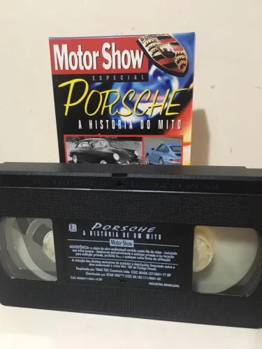 Fita VHS Porsche para vídeo K7