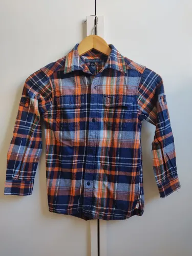 Camisa Xadrez Tommy Hilfiger Infantil - Tam. 6
