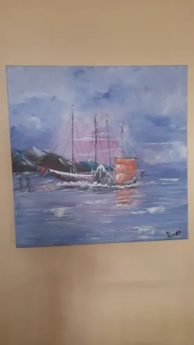 Quadro de Pintura Náutica