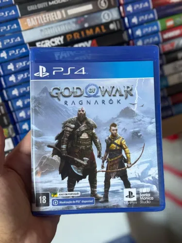 God of War Ragnarok PS4 lacrado com atualização PS5 grátis 