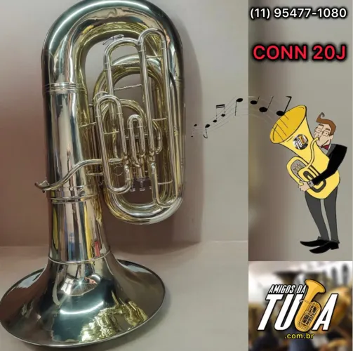 Tuba CONN 20J - 3 Pistos Sib