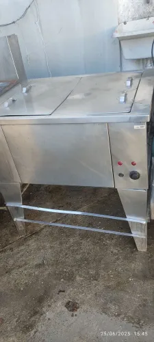 2 Fritadeiras INOX MULT FRITAS 70 litros água/óleo"LEIA"