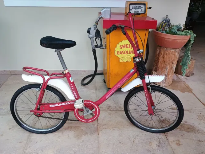 Bicicleta Berlineta  1988 Série 90 anos da Caloi  Pintura Original 