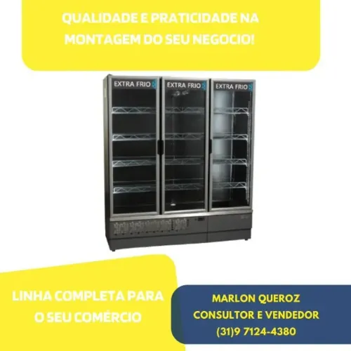 Refrigerador Expositor de Bebidas 3 Portas Polar 220v