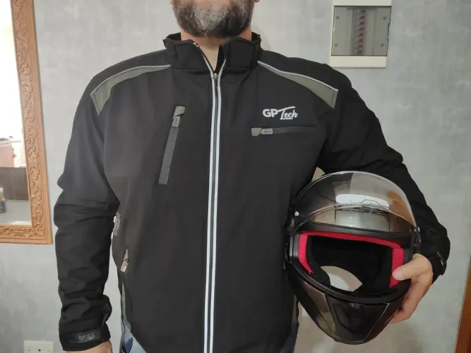 Jaqueta Masculina GP TECH + Capacete LS2