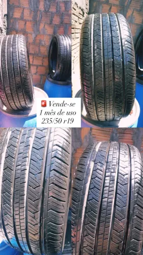 Pneus 235/50 aro 19 novos 1 mês de uso 