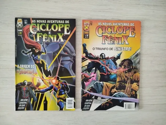 HQ Quadrinhos As Novas Aventuras de Ciclope e Fênix (completo em 2 edições)