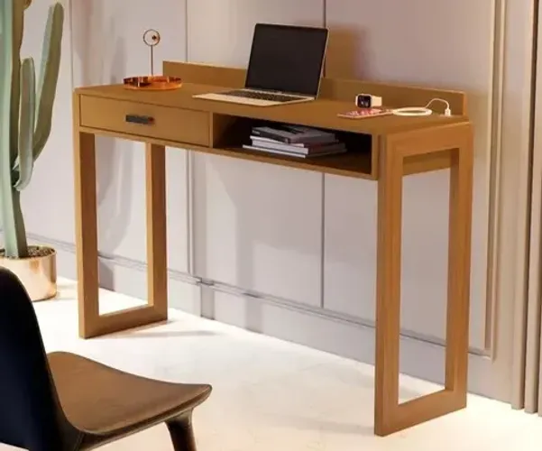 Escrivaninha com Entrada USB 1 Gaveta 100% MDF (ENTREGAS EM ATÉ 24h)