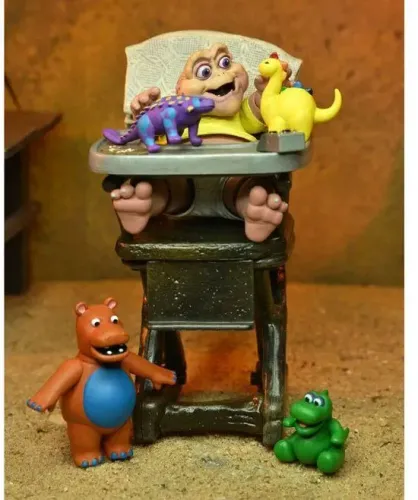 Baby Sinclair neca família dinossauro