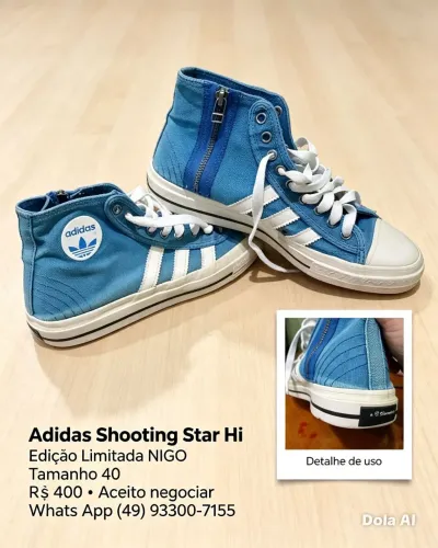 Tênis adidas original raro