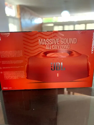 Jbl Boombox 4 Caixa De Som Com Bluetooth Cor Laranja Lacrada