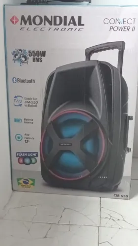 Caixa de Som Amplificada Mondial Connect Power II