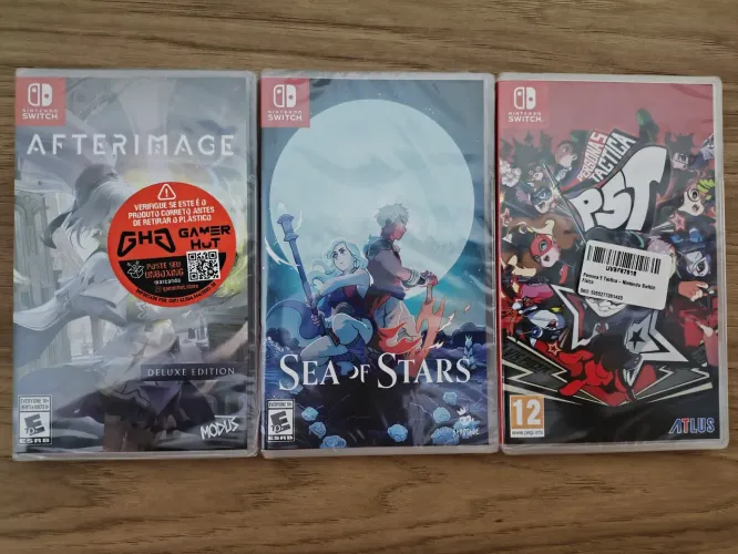 Lote de Jogos Nintendo Switch