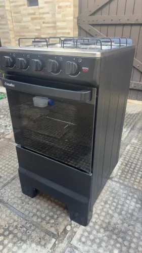 Vendo Fogão 4 Bocas Esmaltec Preto Ideal Pop 4120