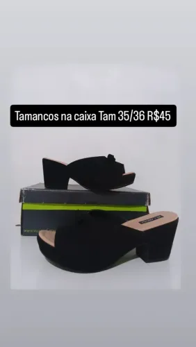 Tamanquinho na caixa r$45