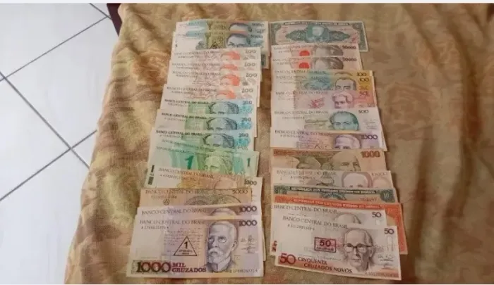 coleção de 29 notas de dinheiro antigas!