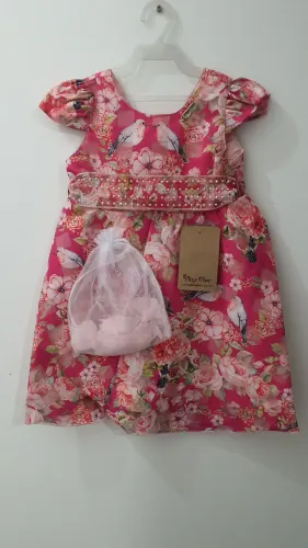 Vestido Infantil PLINC PLOC TAM.2 com Tiara