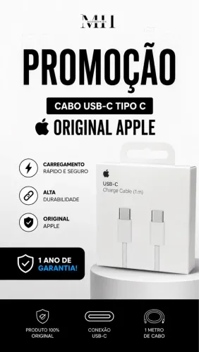 CABO USB-C TIPO C ORIGINAL APPLE