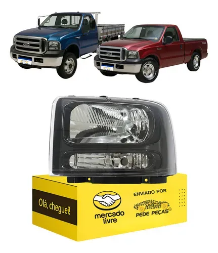 Farol F350 1999 A 03 04 05 06 2007 2008 2009 2010 2011 L.e Esquerdo/motorista