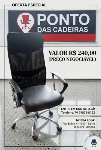 Vende cadeira de escritório